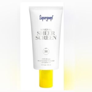 Supergoop! "Mineral Sheer Screen" 1.5 fl. Oz/45ml BRAND NEW IN THE BOX